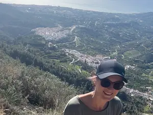 Ria op wandelroute El Fuerte Frigiliana