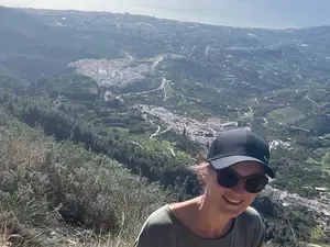 Ria op wandelroute El Fuerte Frigiliana