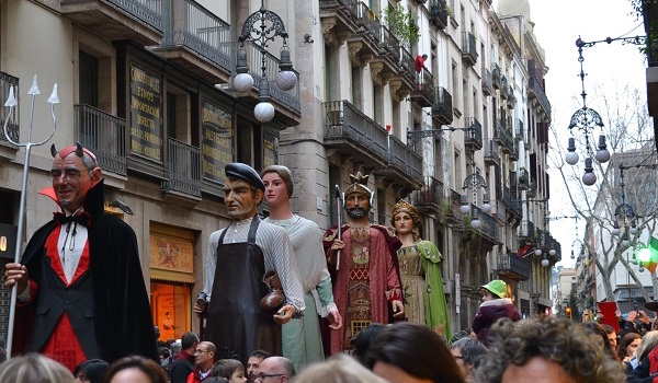 Feesten van Santa Eulalia in Barcelona