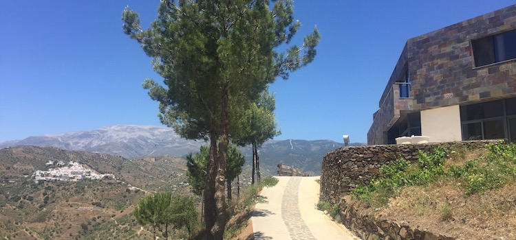 Bodegas Bentomiz in de bergen van Malaga (Andalusië)