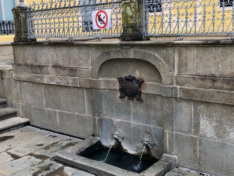 Warmwaterbronnen van Burgas in Caldas de Reis