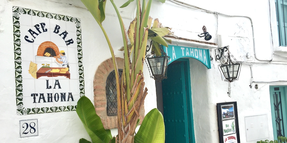 Café Restaurant La Tahona in Frigiliana (Andalusië)