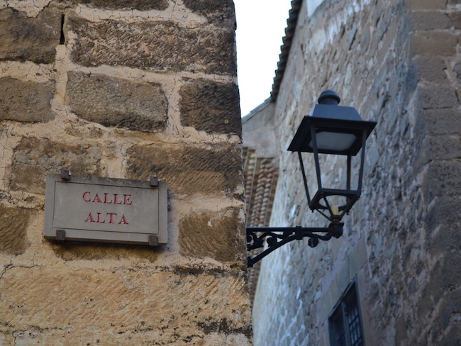 Romantische steegjes in oude binnenstad Baeza (Zuid Spanje)