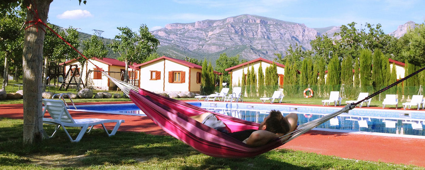 Camping Isabena voor actieve vakantie in Spaanse Pyreneeën