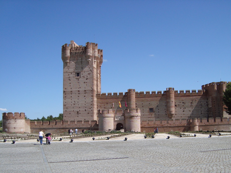 Castillo de la Mota in Medina del Campo (Castillië en Leon)