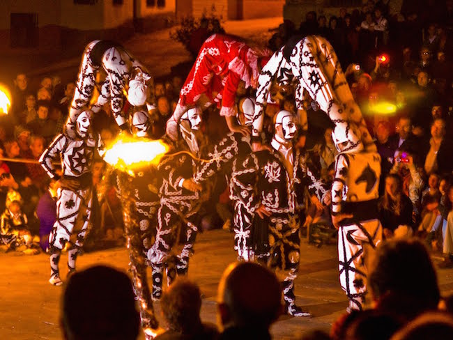 De bijzondere Contradanza dans in Cetina in de provincie Zaragoza (Aragon)