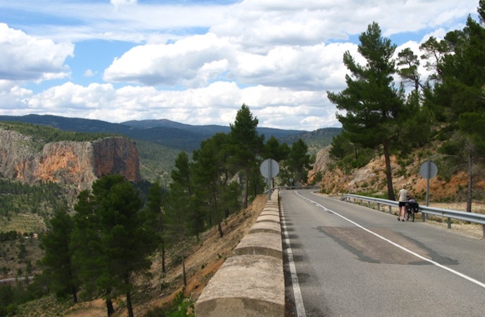 Op weg naar Ayna in de provincie Albacete (Castillië La Mancha)