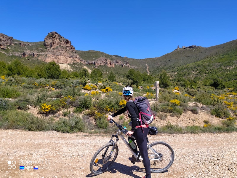 Fietsen in de omgeving van de Mallos de Riglos