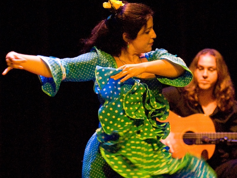 Maria la Serrana geeft Flamenco les in Sevilla