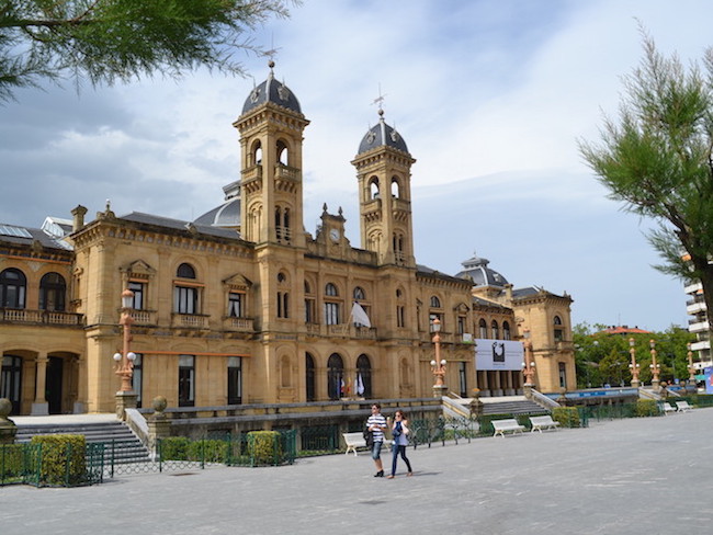 Vroegere casino en huidig gemeentehuis van San Sebastian (Baskenland, Spanje)