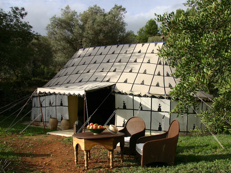 Glamping tent bij Casa Rural Refugio Marnes