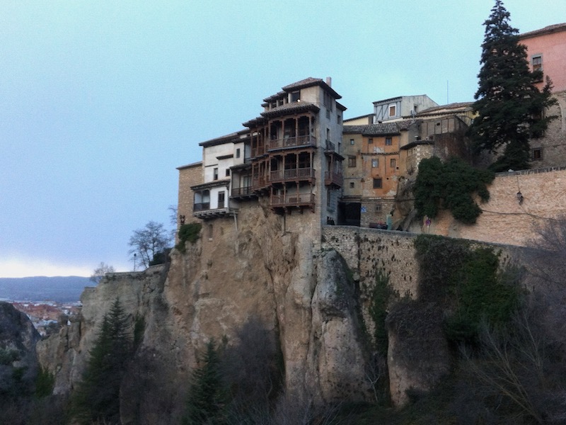 Hangende huizen van werelderfgoedstad Cuenca