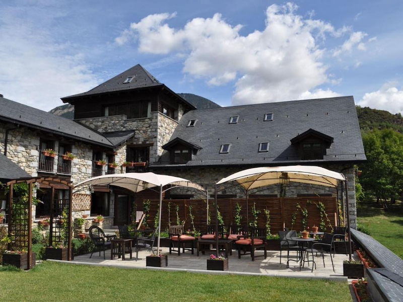 Charmante kleine hotel Selba d'Ansils in de Benasque vallei (Spaanse Pyereneeën)