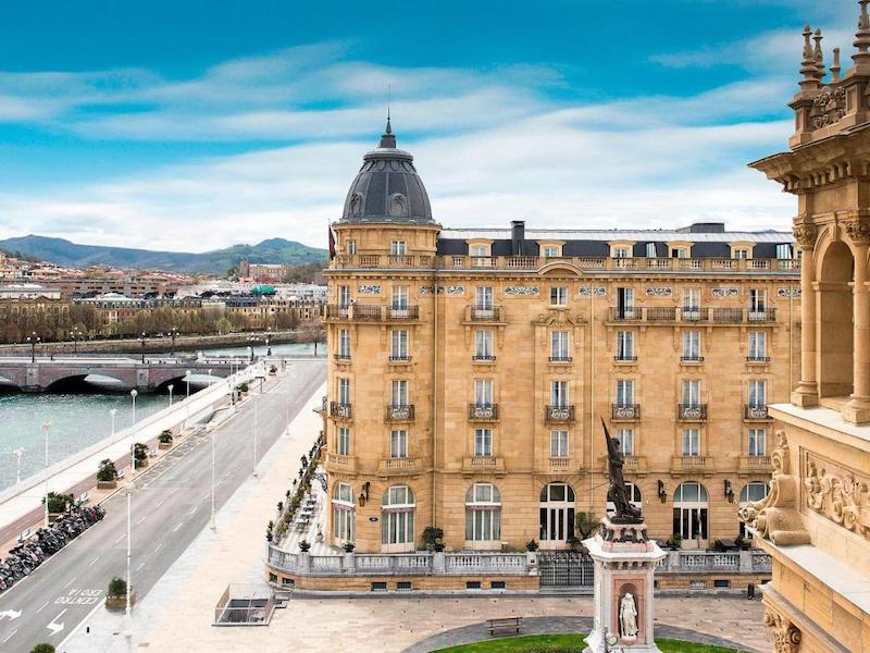 Het luxe Maria Cristina hotel in San Sebastian (Baskenland)