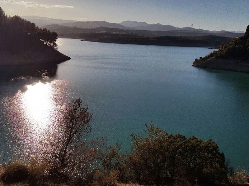 Meer van Ardales (provincie Málaga, Andalusië)