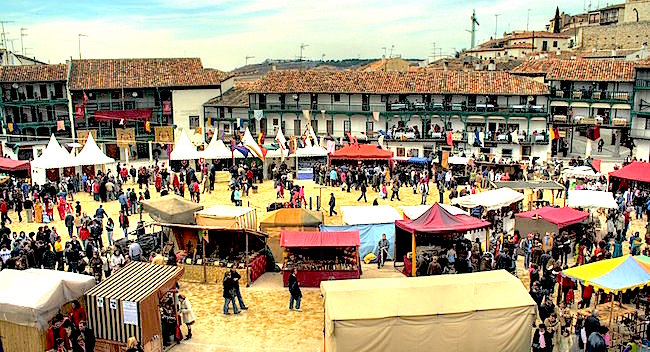 Middeleeuwse feesten in Chinchón (Madrid)