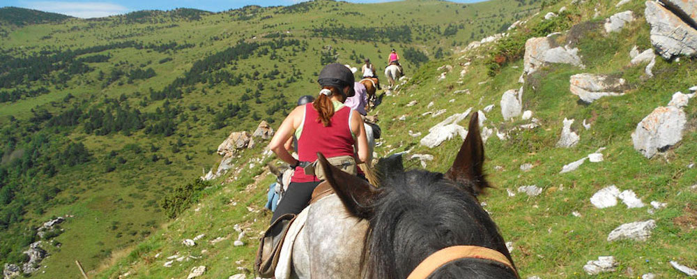 Paardrijvakantie in de bergen van Catalonië