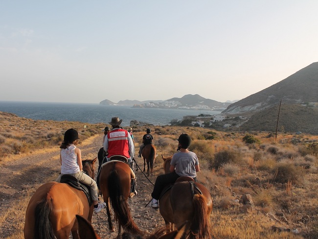 Paardrijvakantie bij Cabo de Gata in Zuid-Spanje