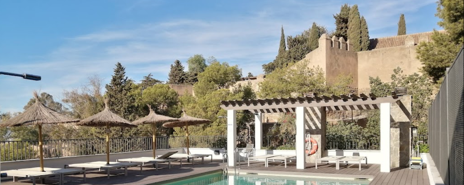 Parador hotel in het centrum van Malaga (Andalusië)