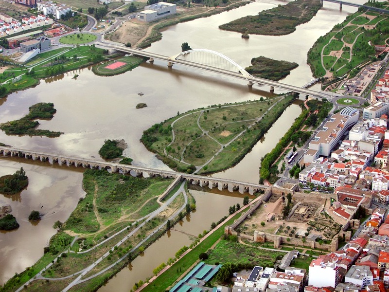 De Zona de la Isla in Mérida vanuit de lucht gezien
