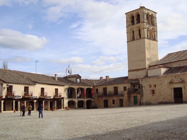 De Middeleeuwse plaats Pedraza in de provincie Segovia (Castillië en Leon, Midden Spanje)