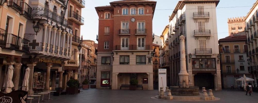 Plaza del Torino in Teruel (Aragon)