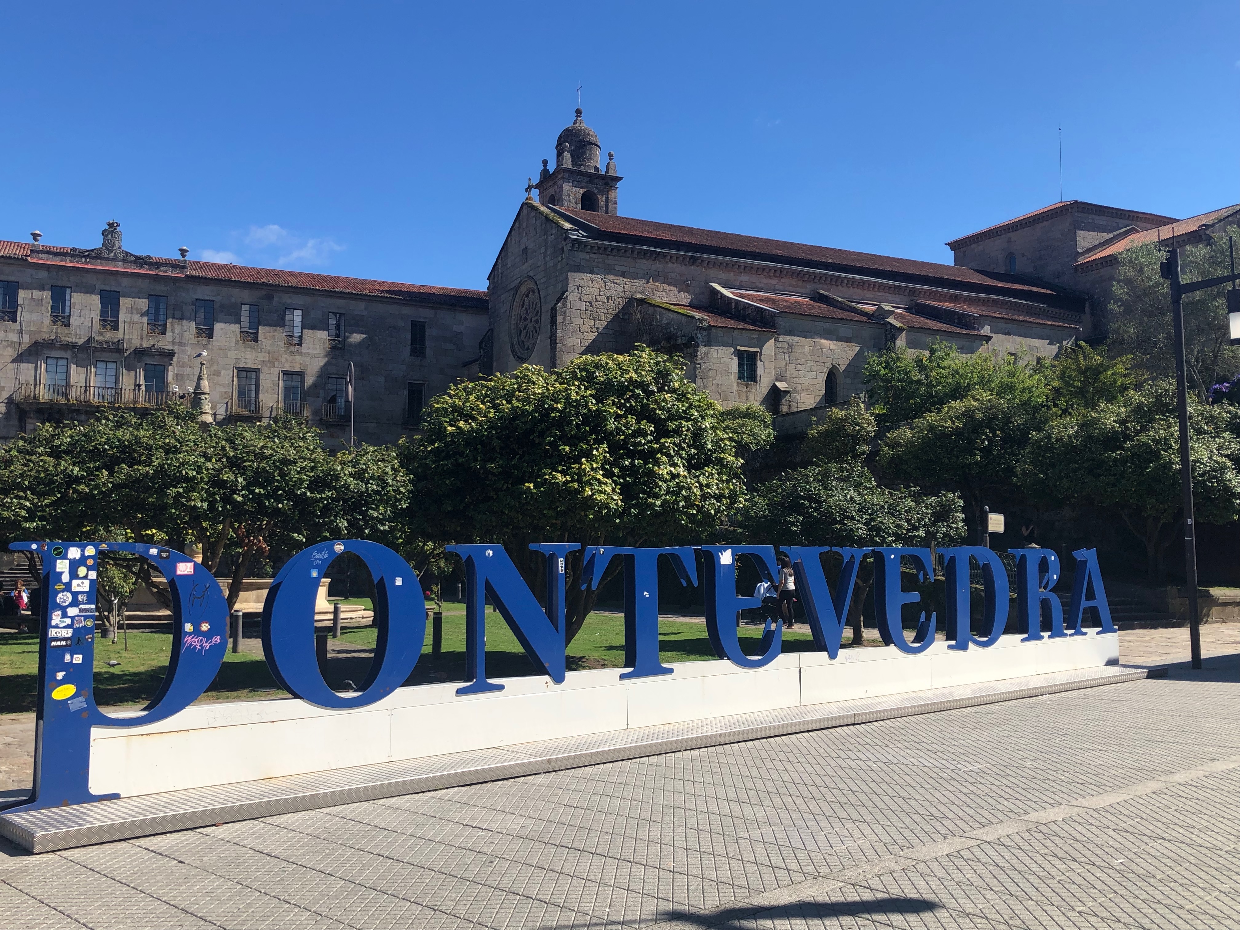 Pontevedra - hoofdstad van de Rías Baixas in Galicië (Noord-Spanje)