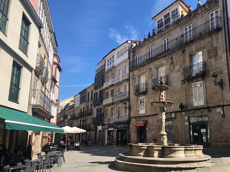 Praza do Ferro plein in het gezellige centrum van Ourense