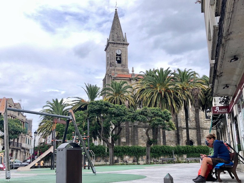 Caldas de Reis aan de Camino Portugués (Galicië)