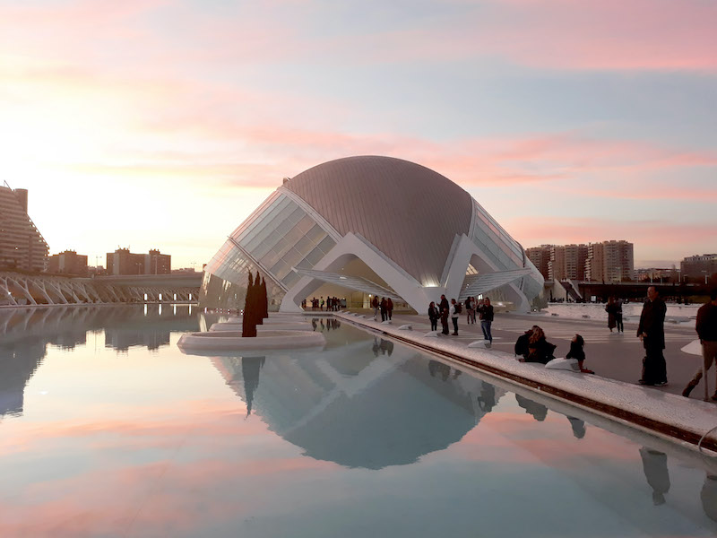 Stad der Wetenschappen en Kunsten in Valencia