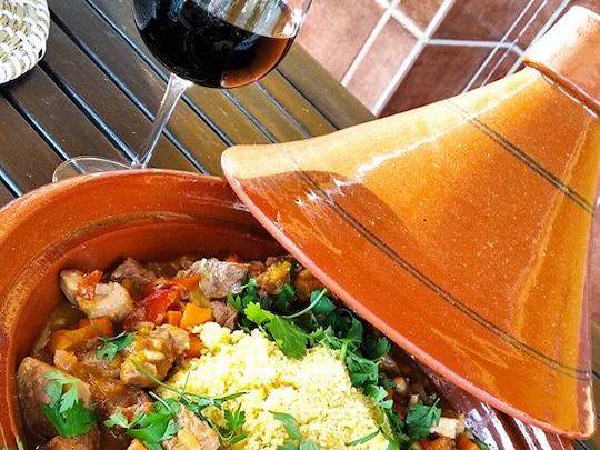 Eigen gemaakte tajine van Casa Sarandy