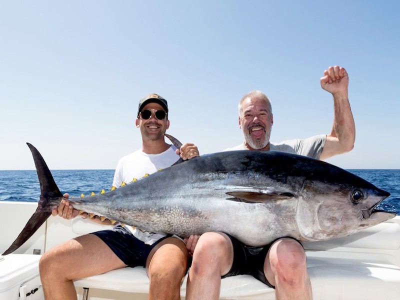 Ook bij Denia aan de Costa Blanca kun je gigantische vissen vangen