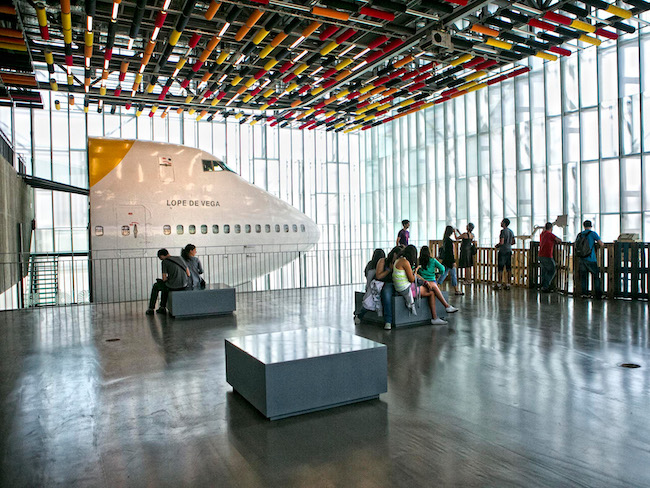 Wetenschap- en techniekmuseum in La Coruña (Galicië, Noord Spanje)