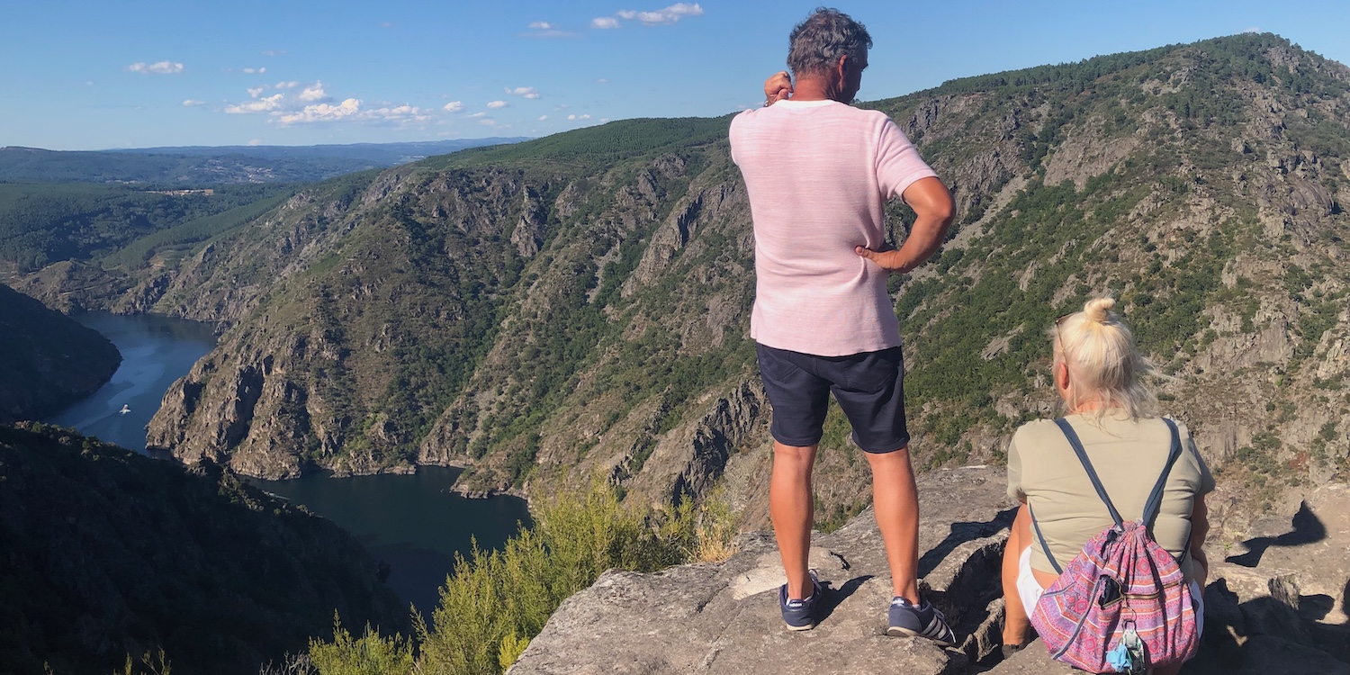 Wijn- en klovengebied Ribeira Sacra in Galicië (Noord-Spanje)