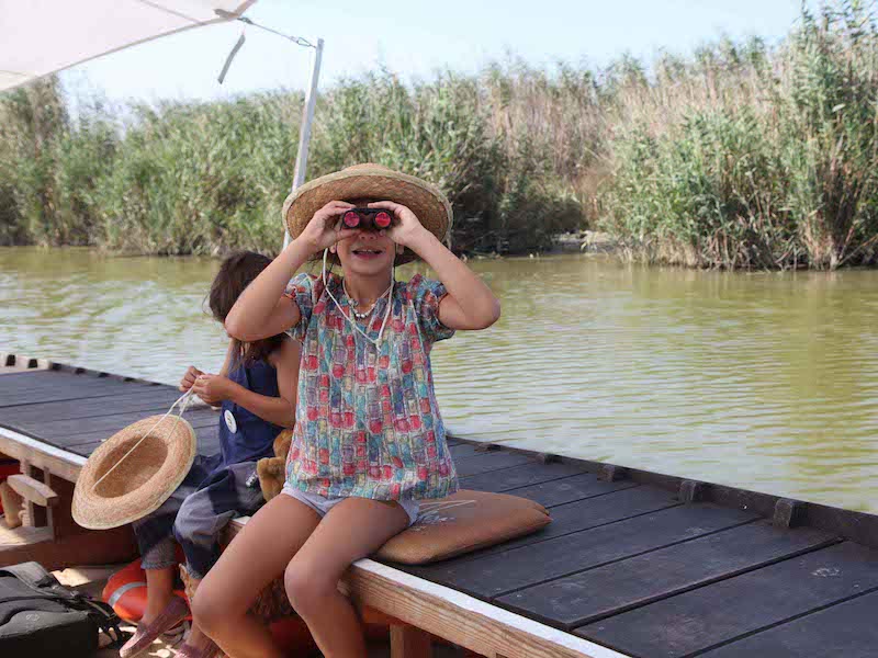 Natuurgebied La Albufera ten zuiden van Valencia