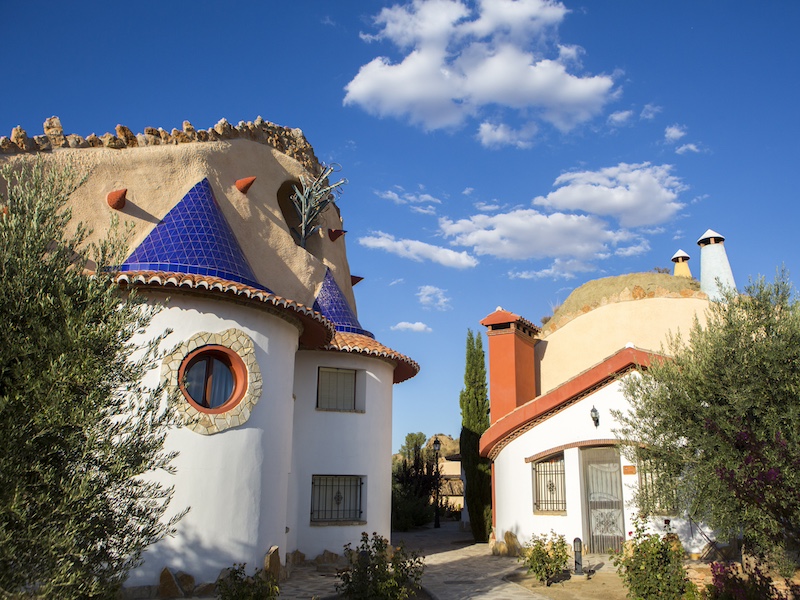 Klein vakantiepark Cuevas la Granja in Benalúa (Valles del Norte de Granada)