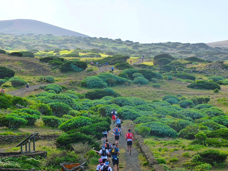 "Maratón del Meridiano" marathon op El Hierro