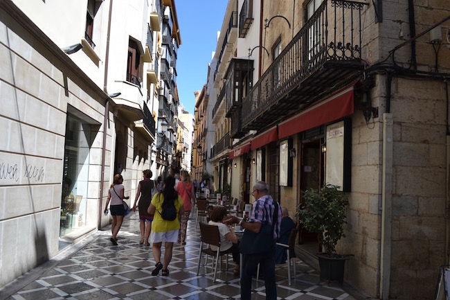 Maestra Martínez de Molina straat in Jaén