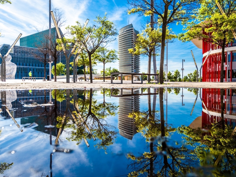 Het Waterpark (=Parque del Agua) in Zaragoza,  gebouwd voor Expo2008 - Foto: Turismo Zaragoza