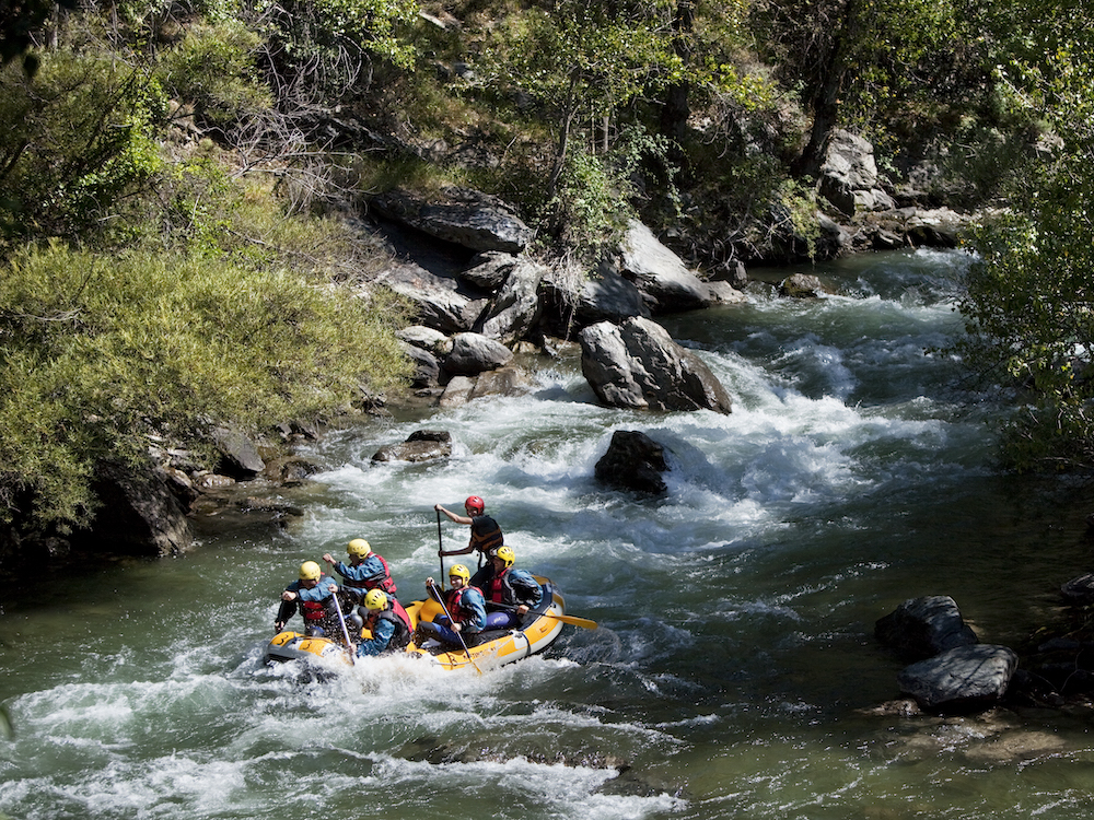Rafting in het kunstmatige raftingpark bij La Seu d'Urgell - Foto: Inmedia Solution