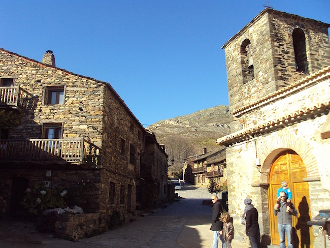 Valverde de los Aroyos - een van de zwarte dorpen van Guadalajara (Castillië La Mancha, Midden Spanje)