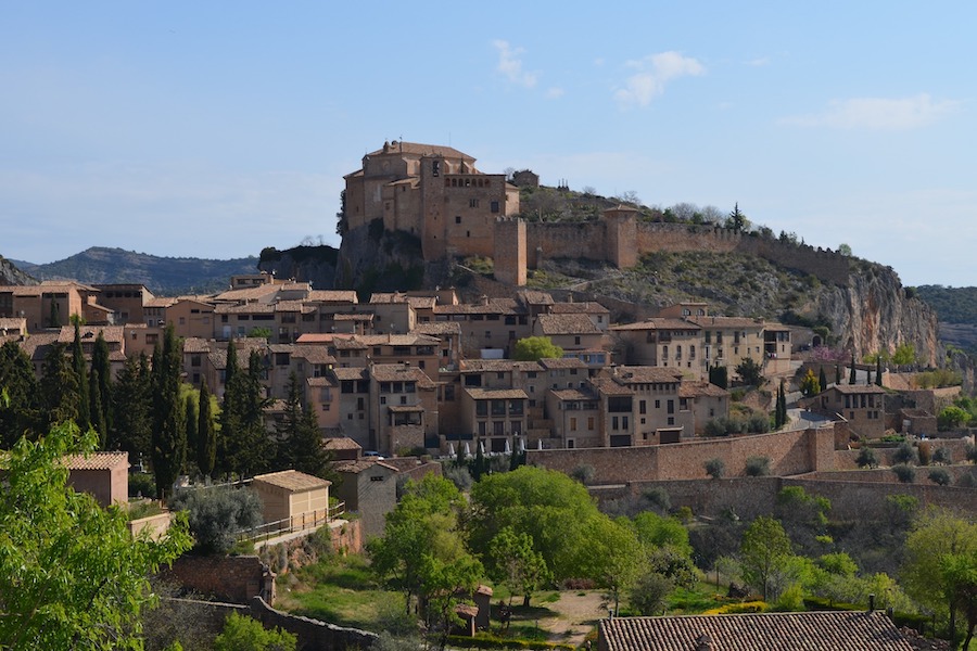 Alquézar in de provincie Huesca (Aragón, Spanje)