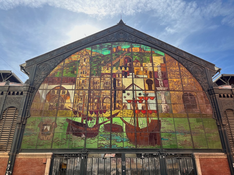 Mercado de Atarazanas - overdekte markt in Malaga's oude scheepswerf