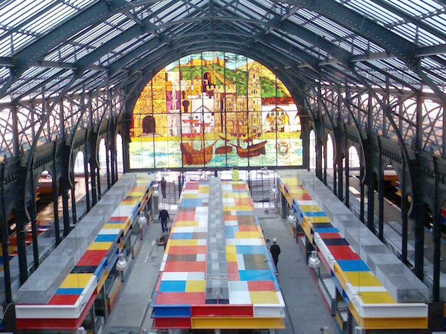 De Atarazanas markt in Malaga (Zuid Spanje)