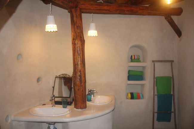 Badkamer Casa Luna bij Cortijo Vista Infinita (Zuid-Spanje)