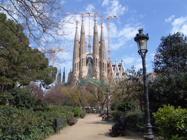 Gaudi's Sagrada Familia in Barcelona