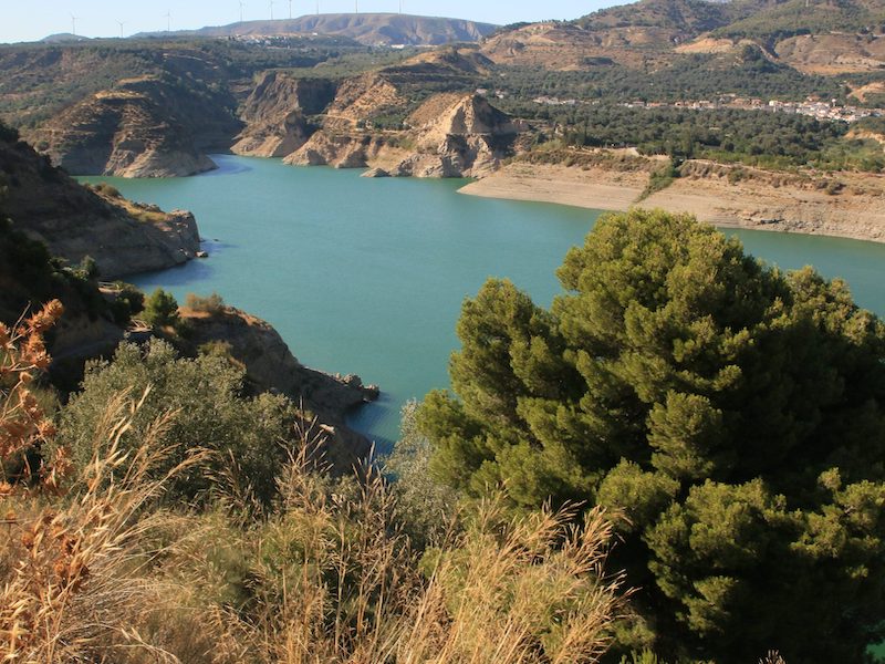 Beznar meer (Granada, Andalusië)