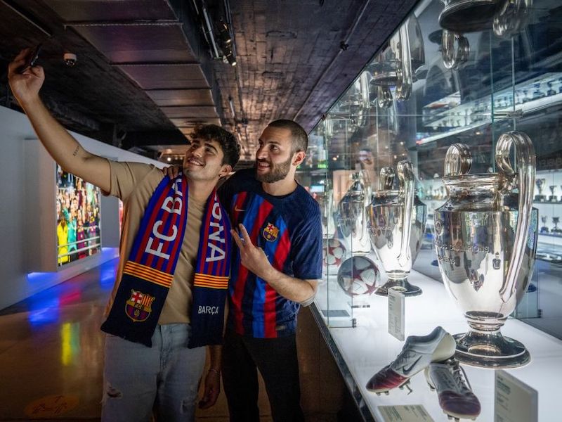 Bezoek aan Camp Nou voetbalstadion van FC Barcelona