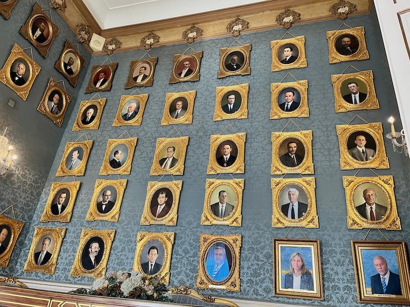 Overzicht van burgemeesters Alicante in stadshuis
