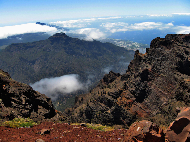 nationaal park caldera de taburiente op Canarische eiland La Palma